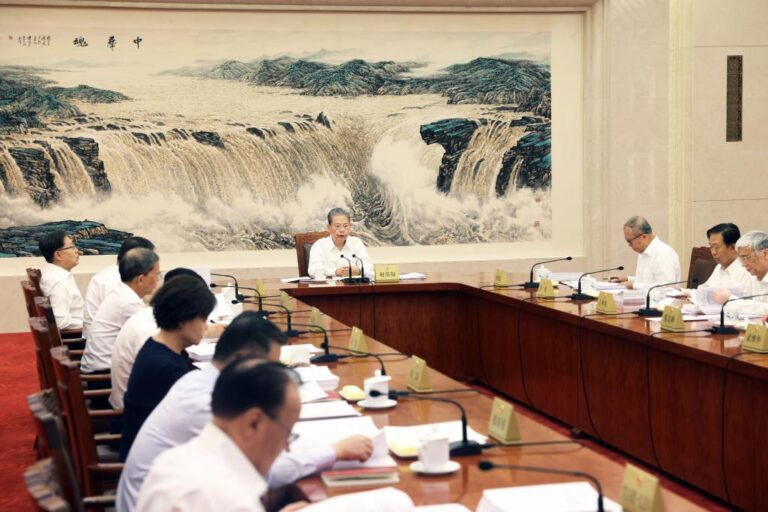 Session des horaires des législatures de la Chine pour septembre