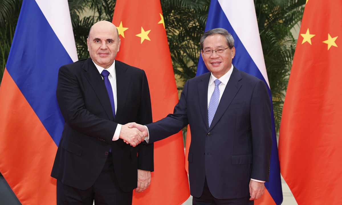 Chinese Premier Li Qiang co-chaired the 30th regular meeting of the Chinese and Russian heads of government with Russian Prime Minister Mikhail Mishustin in Hangzhou, the capital of East China
