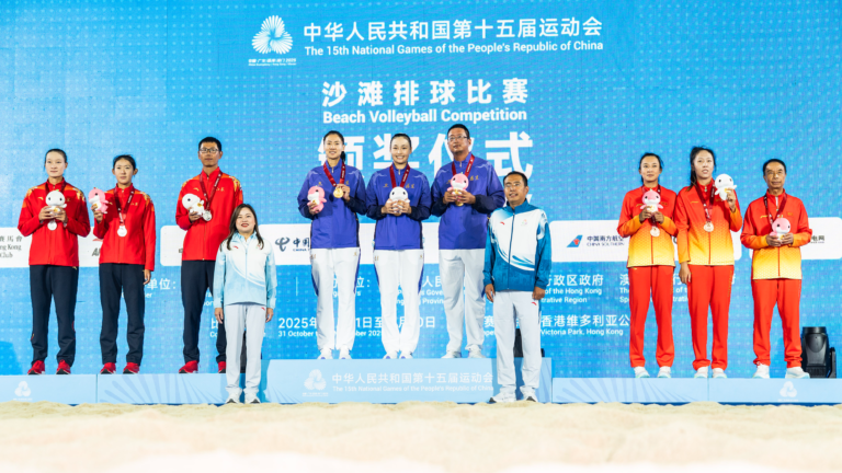 Le Fujian remporte la première médaille d'or aux Jeux nationaux de la RAS de Hong Kong en volleyball de plage