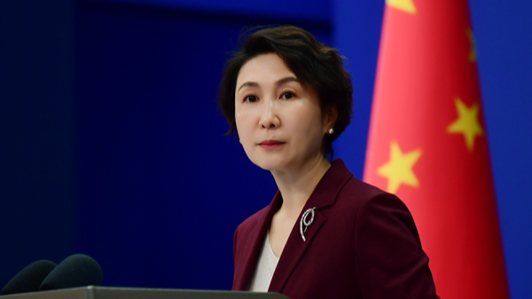 Le porte-parole du ministère chinois des Affaires étrangères, Mao Ning, lors d'un point de presse quotidien à Pékin, en Chine, le 25 novembre 2025. /Ministère chinois des Affaires étrangères