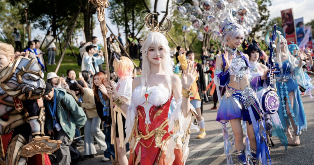 Honor of Kings organise un carnaval de 17 jours à Shenzhen, dans le sud de la Chine (Photo : Tencent) 