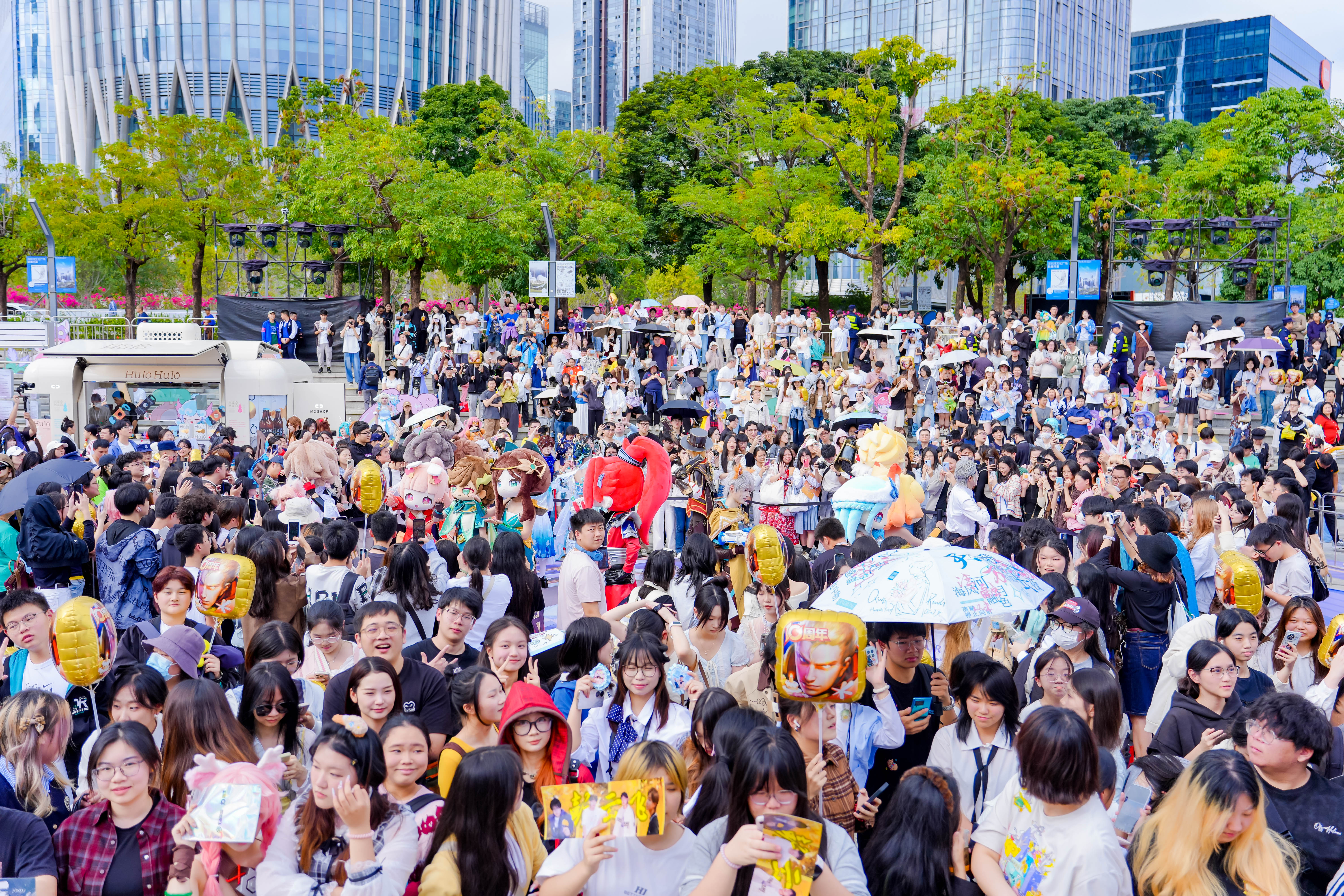 Honor of Kings organise un carnaval de 17 jours à Shenzhen, dans le sud de la Chine (Photo : Tencent) 