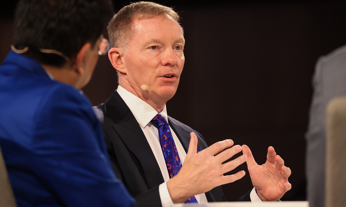 Chris Bryant, UK trade minister, at the Berlin Global Dialogue in Berlin, Germany, on Friday, Oct. 24, 2025. Photo: VCG