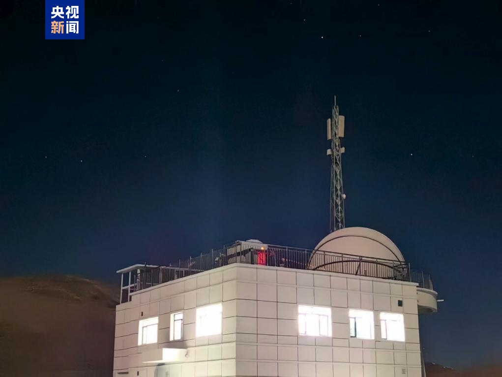 La station terrestre de communication laser dans le comté autonome tadjik de Tashkurgan, préfecture de Kashi, région autonome ouïgoure du Xinjiang, nord-ouest de la Chine. /CMG