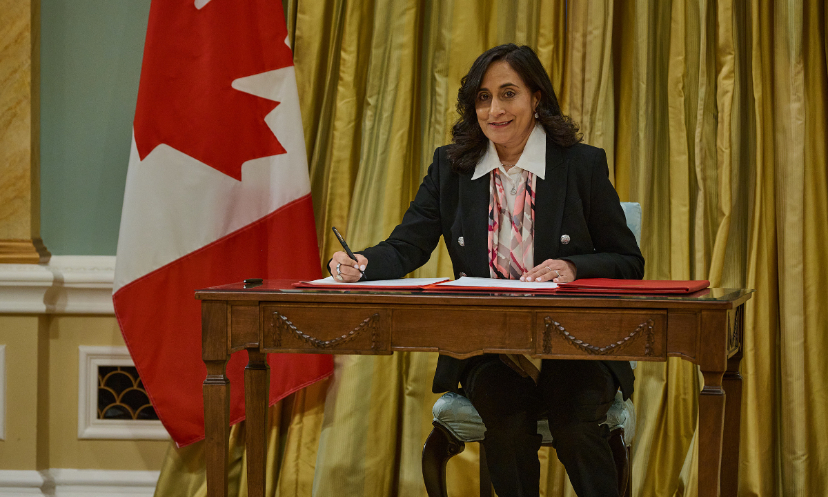 Picture of Canadian Foreign Minister Anita Anand. Photo: VCG
