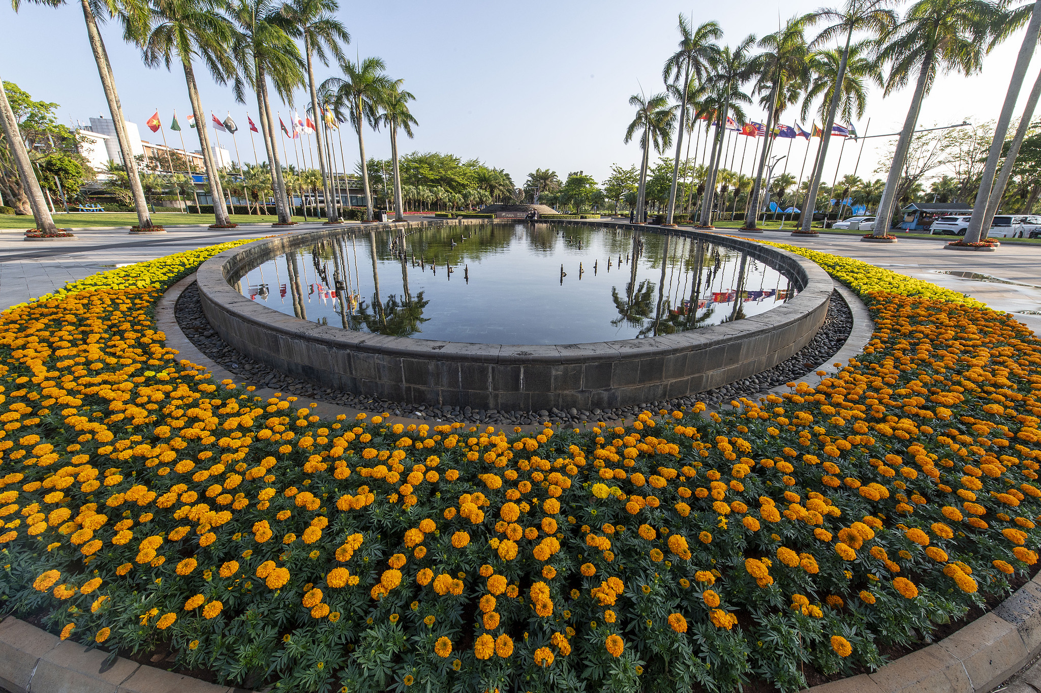 Le lieu du Forum Boao pour l'Asie à Qionghai, province de Hainan, Chine du Sud, le 19 mars 2026. /VCG
