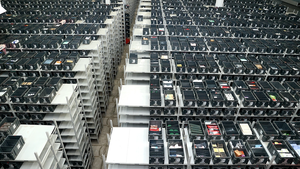 Un atelier de tri numérique intelligent dans la ville de Suqian, province du Jiangsu, Chine orientale, le 10 novembre 2025. /VCG