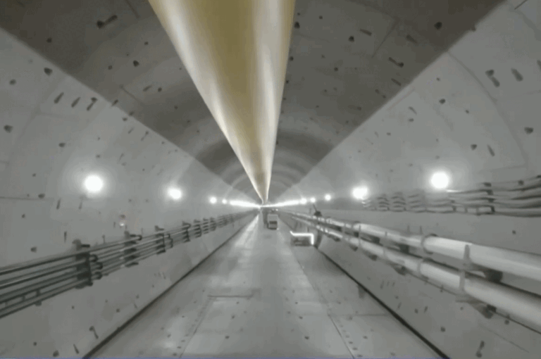 Le tunnel ferroviaire sous-marin à grande vitesse le plus profond de Chine atteint 113 m de profondeur