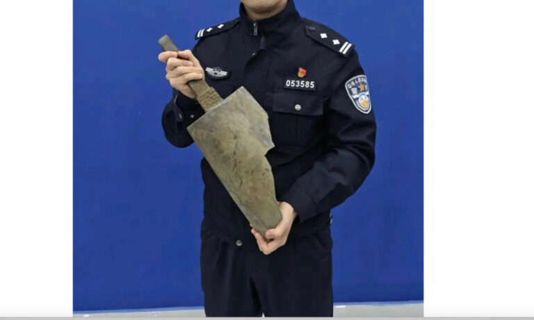 Un couple de personnes âgées trouve un objet rare en ferraille lors de la collecte de déchets, identifié comme un instrument de musique ancien